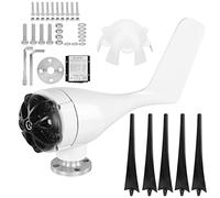 XZXCVN Turbine Éolienne 100W 5 Lames 48V, Haute Efficacité, Compacte et Facile à Installer - Générateur Stable, Usage Domestique et Bateaux, Plug and Play (24 V)