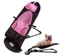 XZZHSM Lit pour Chat, Lits à Bascule Portables pour Chien, Chaise à Bascule pour Chien et Chat, 4 Modes de réglage, Chaise Sauteur pour Animaux de Compagnie avec Housse Amovible et Lavable, Animal