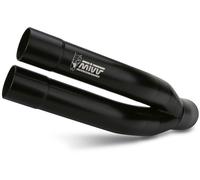 Silencieux Slip-On MIVV Homologué Double Gun Noir pour Yamaha 250 YZF R25