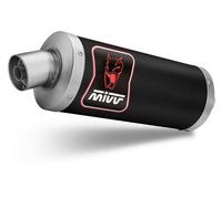 MIVV Silencieux Slip-On Dakar Y.064.LDKB homologué Yamaha Ténéré 700 2019-24 Argenté