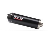 Mivv 2x1 Oval Black Con Tapa De Carbono Yamaha T-max 560 2025-26 Homologated Full Line System Argenté Homologated