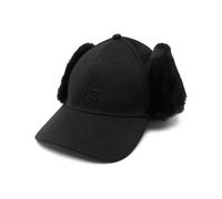 Y-3 - Casquette en fausse fourrure - Homme - Accessoires - Noir - Taille: ONE Size