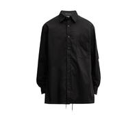 Y-3 - Cotton Long Sleeve Shirt - Homme - Chemises - Noir - Taille: L