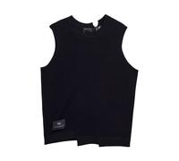 Y-3 - GFX Knitted Vest - Homme - Pulls - Noir - Taille: XL