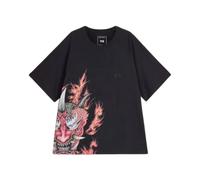 Y-3 - GFX SS Tee - Homme - Tops - Noir - Taille: S