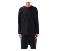 Y-3 - Graphic Long Sleeve Tee - Homme - Tops - Noir - Taille: M