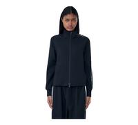 Adidas Track Top Sport Uniform Raw Cut 3-Stripes Femme Noir Taille 40 FR