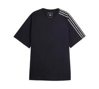 Adidas, Homme, Tops, Noir, Taille: M T-shirt à Manches Courtes Bord Brut 3 Bandes