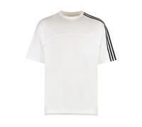 Y-3, Homme, Tops, Blanc, Taille: S T-Shirt 3 Bandes