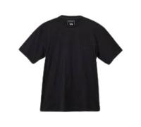 Y-3, Homme, Tops, Noir, Taille: S T-shirt en coton avec impression ton sur ton