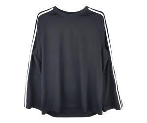 Y-3 - Long Sleeve Tee 3-Stripes - Homme - Tops - Noir - Taille: S
