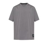 Y-3 - Mercedes - AMG Petronas Formula 1 Team Logo Stack Short Sleeve Tee - Homme - Tops - Gris - Taille: S