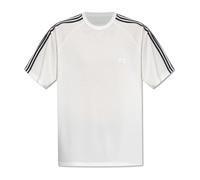 Y-3 T-shirt à manches courtes 3-Stripes Homme Blanc Taille L