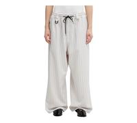 Y-3 - Pantalon Large Rayé Uniforme Sport - Femme - Pantalons - Beige - Taille: 44 FR