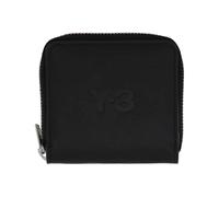 Y-3 - Portefeuille Noir avec Logo en Relief et Fermeture Éclair - Femme - Accessoires - Noir - Taille: ONE Size
