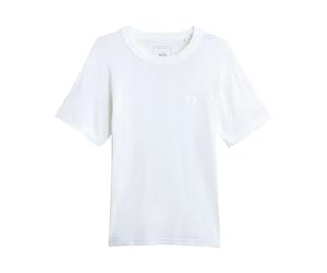 Y-3 - Slim Short Sleeve Tee - Femme - Tops - Blanc - Taille: 42 FR