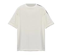 Y-3 T-shirt Homme Manches courtes Bords franches 3 Bandes Sport Blanc Taille S