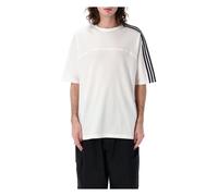 Y-3 - T-Shirt 3 Bandes - Homme - Tops - Blanc - Taille: S