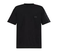 Y-3 - T-shirt à logo à rayures dégradées - Homme - Tops - Noir - Taille: XL