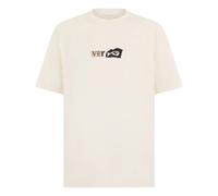 Y-3, Homme, Tops, Blanc, Taille: XL T-shirt en coton avec imprimé