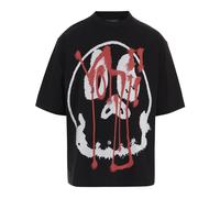 Y-3 - T-shirt en coton avec logo - Homme - Tops - Noir - Taille: XL