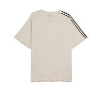 Y-3 - T-shirt Manches Courtes Bords Franches 3 Bandes - Homme - Sport - Blanc - Taille: S