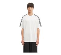 Y-3 - Tee Manches Courtes 3-Stripes - Homme - Tops - Blanc - Taille: 2XL