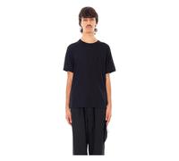Y-3 - Tonal Logo Slim Tee - Homme - Tops - Noir - Taille: L