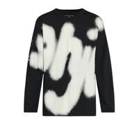 Y-3 - Yohji Graphic Long Sleeve Tee - Homme - Tops - Noir - Taille: L