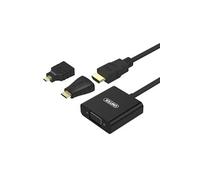 y-6355 hdmi vga noir adaptateur et connecteur de câbles