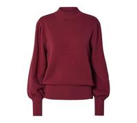 Y.A.S Yasfonny Ls Knit Pull S. Noos, Rouge tibétain, M