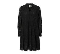Y.A.S Yasholi Ls Robe S Noos à Volants pour Femme, Noir, XL