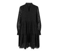 Yas Holi S Long Sleeve Short Dress Noir XL Femme