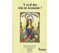 Y a-t-il des lois en économie ? PU Septentrion (Auteur)