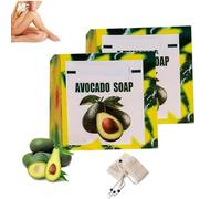 Y-amusa AvocadoSoap for Skin, Handmade AvocadoSoap,Avocado Nourishing Soap,Avocado Oil Cleansing Soap,MoisturizingSoap Bar for Men Women (2)