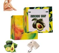 Y-amusa AvocadoSoap for Skin, Handmade AvocadoSoap,Avocado Nourishing Soap,Avocado Oil Cleansing Soap,MoisturizingSoap Bar for Men Women (1)