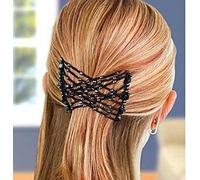 Y-BOA - Peignes Perles Brésilien Magiques à Cheveux - Noir- Femme - 4''*3'' - Pince Plastique Accessoire Coiffure