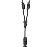 Y Branch Solar Connectors Parallel Cable Adapter 2-Way Solar Cable Connector Self-locking IP67 Waterproof PV Panel Male Female Extension Connector 12AWG