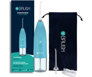 Y-Brush - Hydro-go - Hydropulseur Jet Dentaire - Portable - Sans Fil - Rechargeable - Réservoir 100ml pour la maison et les voyages