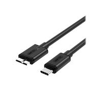Y-C475BK - Câble USB - 24 pin USB-C (M) pour Micro-USB de type B (M) - USB 3.1 Gen 1 - 1 m - noir