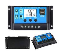 Y&H 10A 12V 24V contrôleur de charge solaire automatique PWM LCD Dual USB 5V sortie panneau solaire contrôleur photovoltaïque
