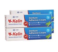 Y-Kelin Crème Adhésive pour prothèses dentaires 40gr /1.4oz (4 paquets)