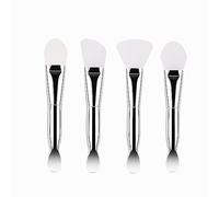 Y-KINZ 4pcs Brosse à Masque Facial En Silicone Pour Une Application Facile Et PréCise Du Masque Pinceau Pour Masques IdéAl Pour Les Masques De Boue Gel D'Argile CrèMe Diy & EsthéTiciennes