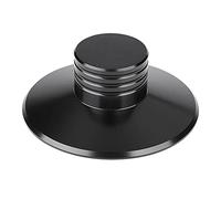 y-luck Y- Tourne-disque vinyle LP, stabilisateur de disque en métal équilibré, pince de poids, tourne-disque HiF noir