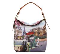 Y Not? Sac bandoulière beige / marron / rose / rouge, Taille One Size