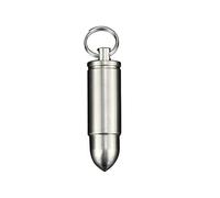 Y-only Boite à pilules Porte-clés étanche en Titane, Balle Porte-Pilule Collier Pendentif, Portable Poche Petite hermétique Étui à médicaments pour Voyage de Plein Voyage,Inner dia:11 mm