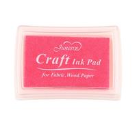 Y.P.Selected Craft Ink Pad Pad d'encre pour Papier Bois Tissu 15 Couleurs Disponibles pour Timbres en Caoutchouc (Pink)