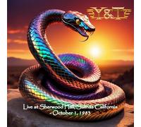 Y & T - Live at Sherwood Hall, Salinas, Californie - 1er octobre 1983 - Mandarine claire avec tourbillon jaune