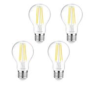 Y.W.Licht Lot de 4 ampoules LED A60 8 W 220-240 V E27 à intensité variable Blanc neutre 4000 K Vintage Ampoule A19 de rechange 80 W Ampoule halogène Idéal pour la nostalgie et l'éclairage dans la