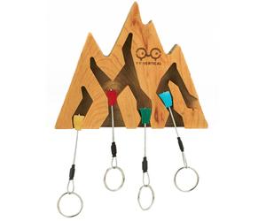Y&Y Vertical - Porte-clés mural - Key Holder Mountain Cherry en Bois - Beige Beige